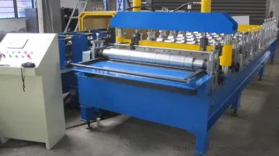 Máquina formadora de rollos de paneles sándwich de lana de roca/EPS/línea de producción de láminas de techo