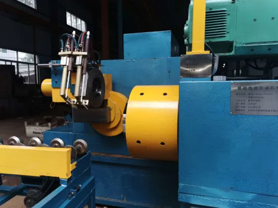 Máquina de cierre por hilado en caliente de la parte inferior del extremo del tubo para cilindros de alta presión de gas